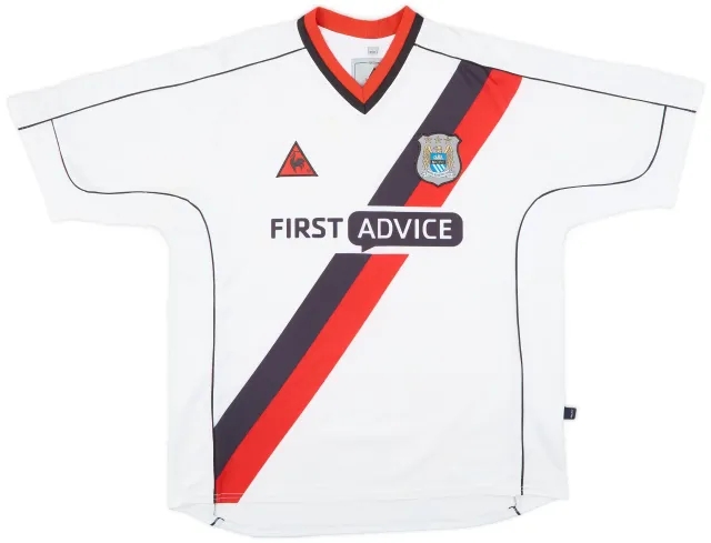 LeCoqSportif 2002-03 Manchester City Away Shirt - 5/10 - (L)