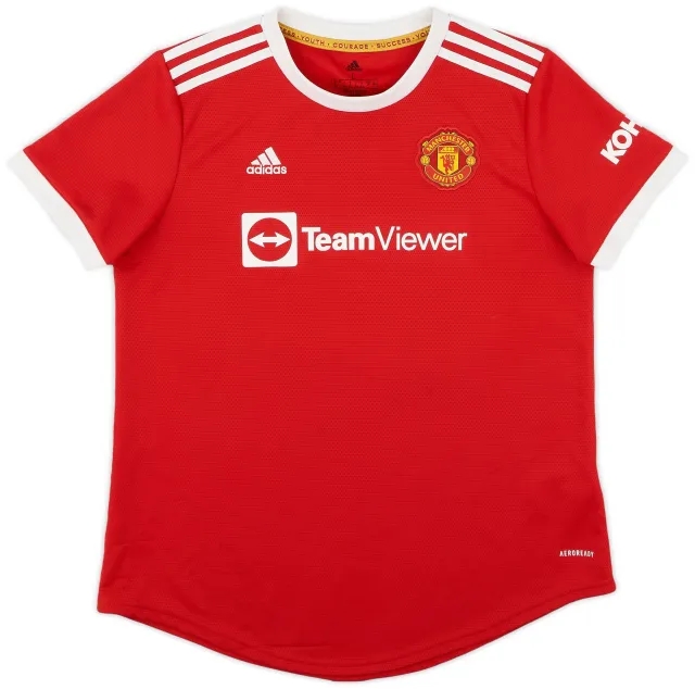adidas 2021-22 Manchester United Home Shirt - 7/10 - (Women's L)
