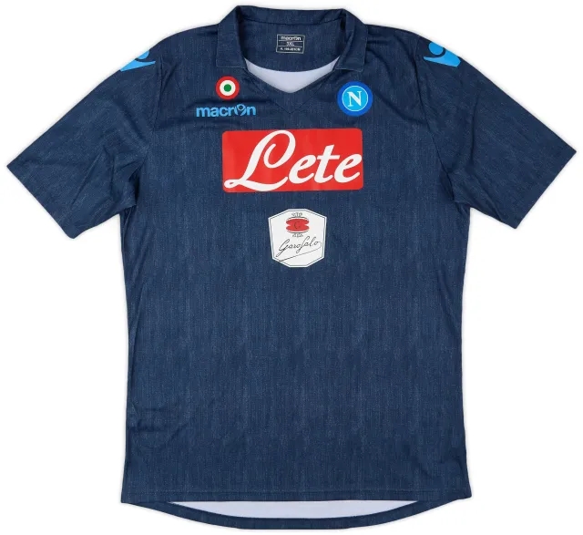 Kappa 2014-15 Napoli Away Shirt - 9/10 - (3XL)