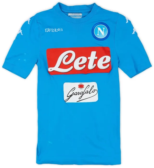 Kappa 2016-17 Napoli Authentic Home Shirt - 8/10 - (XS)