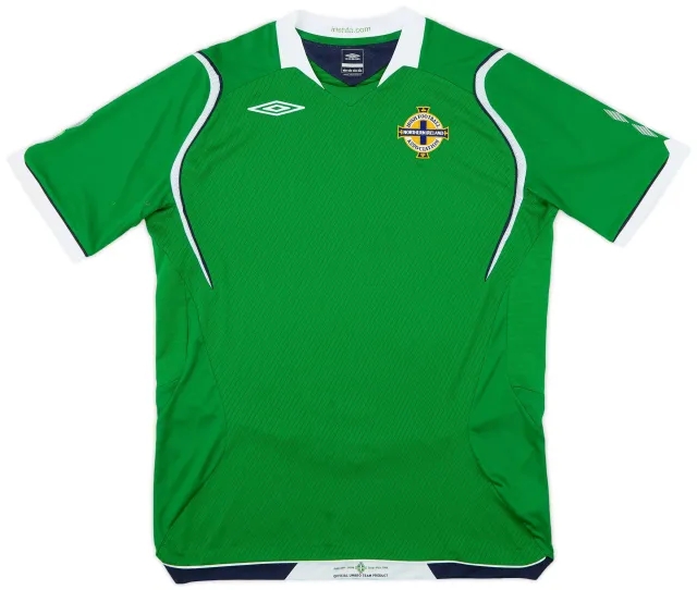 Umbro 2008-10 Northern Ireland Home Shirt - 7/10 - (L)