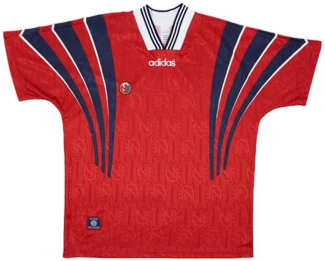 adidas 1996-97 Norway Home Shirt - 8/10 - (XL)