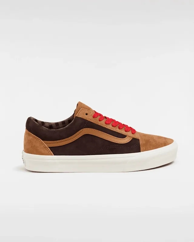 Vans - Old Skool Pig Suede Shoes, Man, Orange