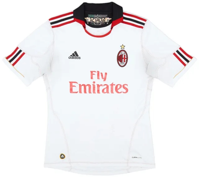 adidas 2010-11 AC Milan Away Shirt - 4/10 - (M)