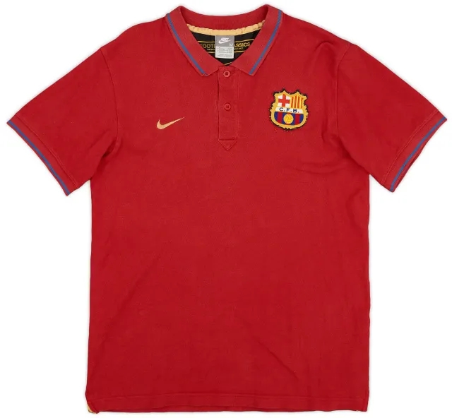 2007-08 Barcelona Nike Polo Shirt - 6/10 - (M)