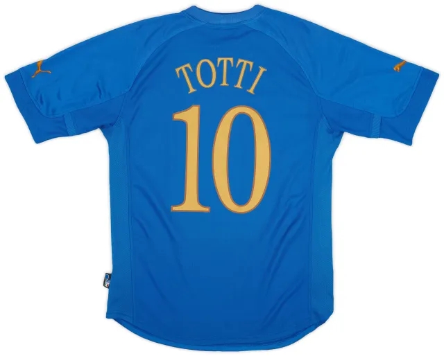 Puma 2004-06 Italy Home Shirt Totti #10 - 7/10 - (M)