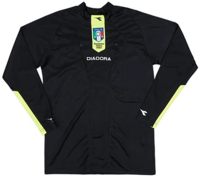 1990s Italy FIGC Diadora Referee L/S Shirt - 9/10 - (XS)