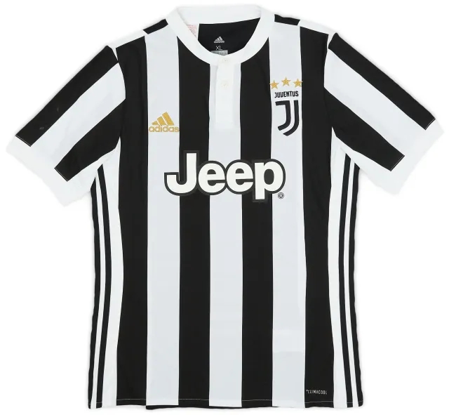 adidas 2017-18 Juventus Home Shirt - 7/10 - (XL.Boys)