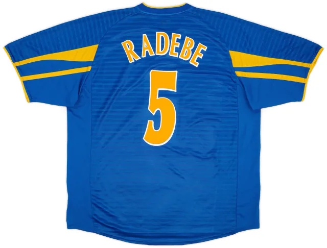 Nike 2001-03 Leeds United Away Shirt Radebe #5 - 9/10 - (XXL)