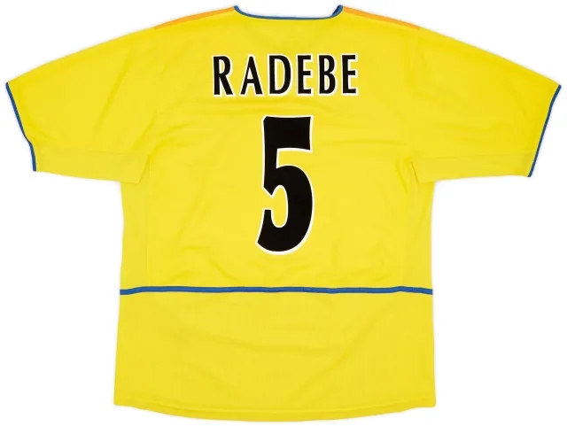 Nike 2002-03 Leeds United Away Shirt Radebe #5 - 8/10 - (L)