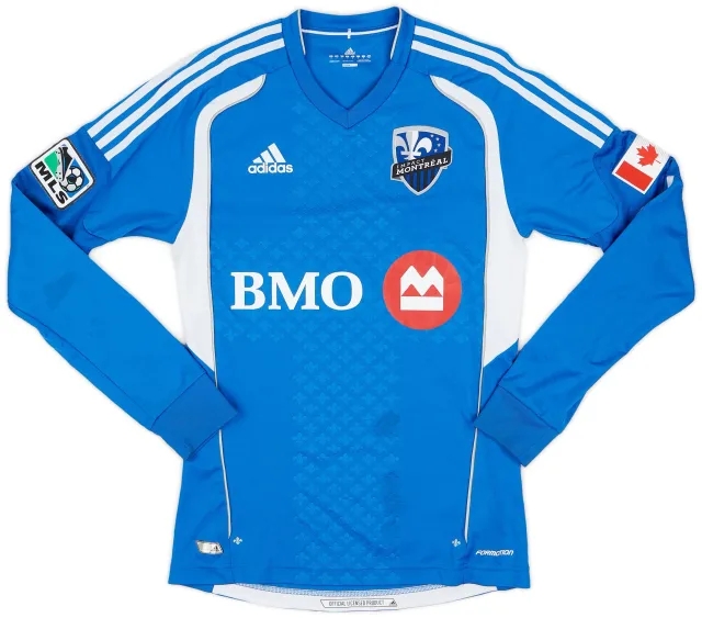 adidas 2012 Montreal Impact Authentic Home L/S Shirt - 9/10 - (S)