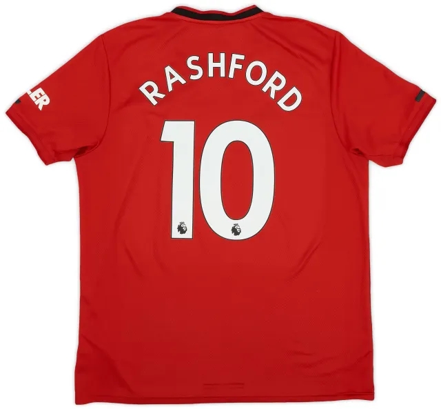 adidas 2019-20 Manchester United Home Shirt Rashford #10 - 5/10 - (XL)