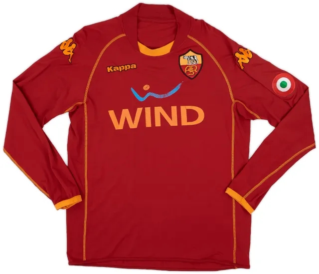 Kappa 2008-09 Roma Home L/S Shirt - 5/10 - (XXL)