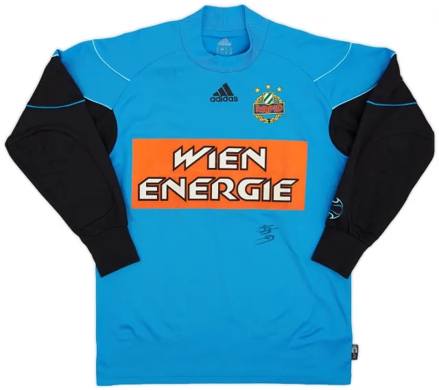 adidas 2006-07 Rapid Vienna 'Signed' GK Shirt - 6/10 - (S)