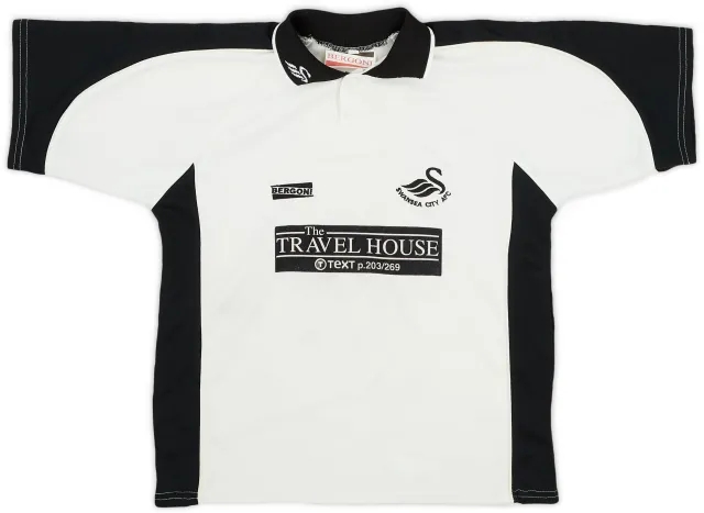 2003-04 Swansea City Home Shirt - 6/10 - (L.Boys)