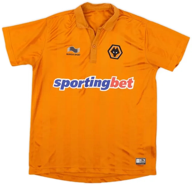 Burrda 2012-13 Wolves Home Shirt - 7/10 - (M)