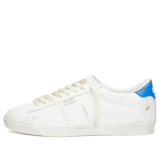 Golden Goose Men's Matchstar Leather Sneaker Optic White/Blue