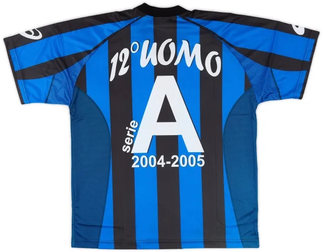 Asics 2004-05 Atalanta Home '12 Uomo' Shirt (XL)
