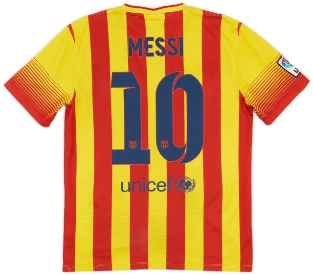 Nike 2013-15 Barcelona Away Shirt Messi #10 - 8/10 - (M)