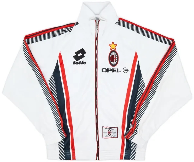 1997-98 AC Milan Lotto Track Jacket - 8/10 - (S)