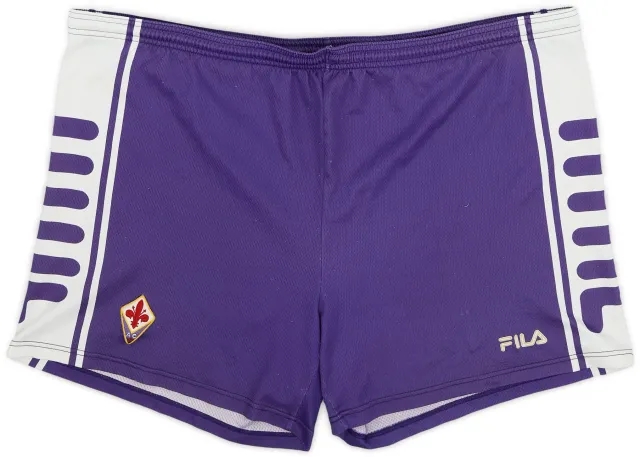Fila 1999-00 Fiorentina Home Shorts - 8/10 - (XL)