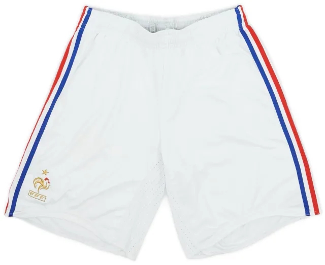 adidas 2008-10 France Home Shorts - 7/10 - (L)