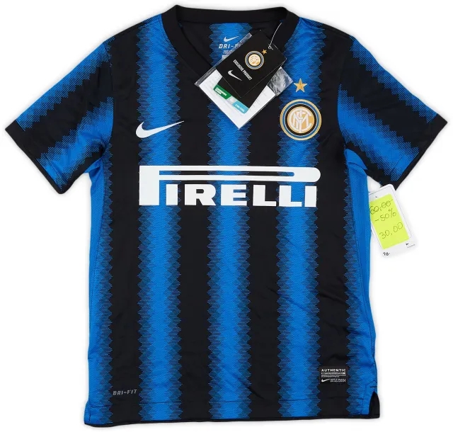 Nike 2010-11 Inter Milan Home Shirt (S.Boys)