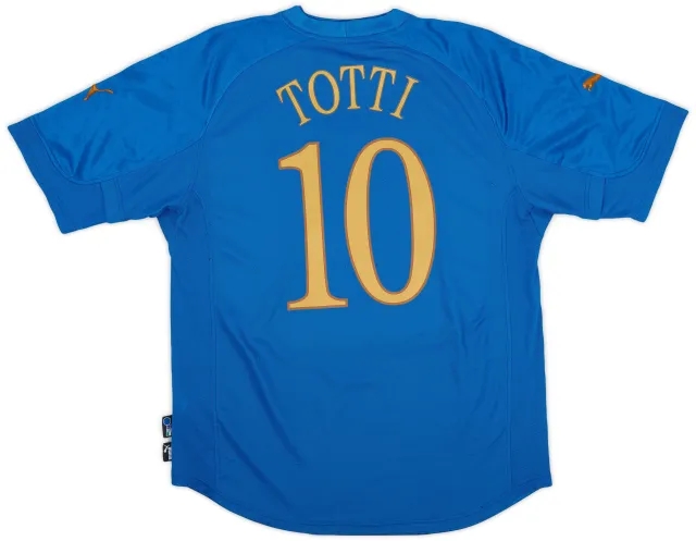 Puma 2004-06 Italy Home Shirt Totti #10 - 5/10 - (L)