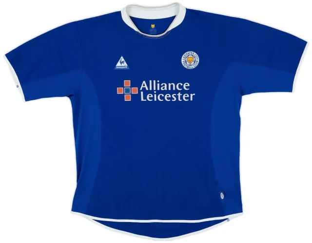LeCoqSportif 2003-04 Leicester Home Shirt - 6/10 - (XXL)