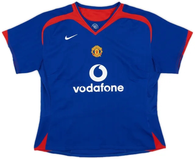 Nike 2005-06 Manchester United Away Shirt - 9/10 - (XL.Boys)