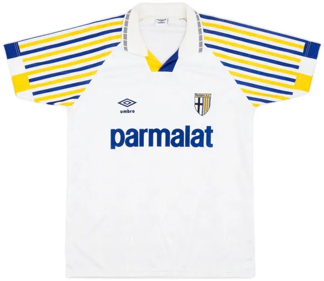 Umbro 1991-92 Parma Home Shirt - 9/10 - (M)