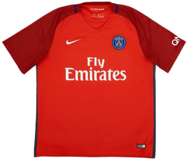 Nike 2016-17 Paris Saint-Germain Away Shirt - 4/10 - (XL)