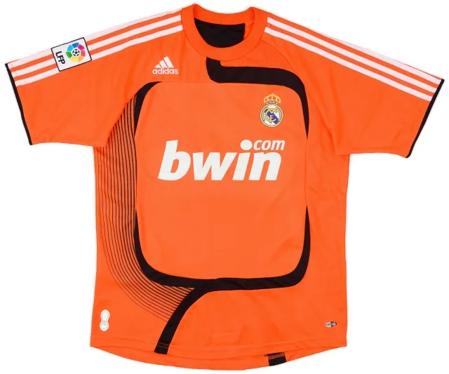 adidas 2007-08 Real Madrid GK S/S Shirt - 6/10 - (S)