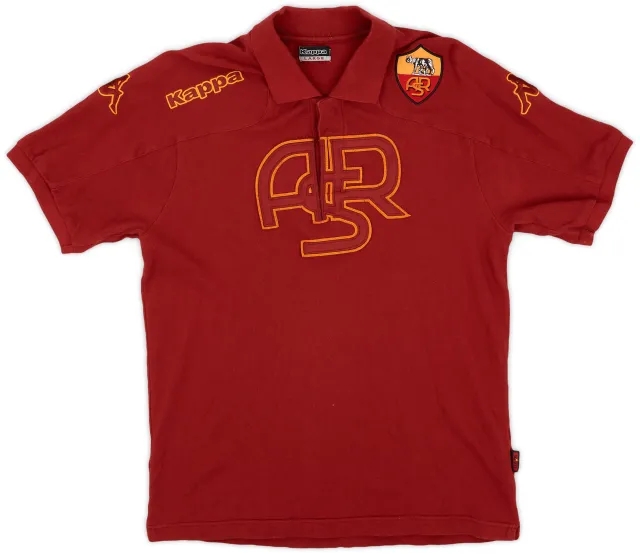 2009-10 Roma Kappa Polo Shirt - 6/10 - (L)