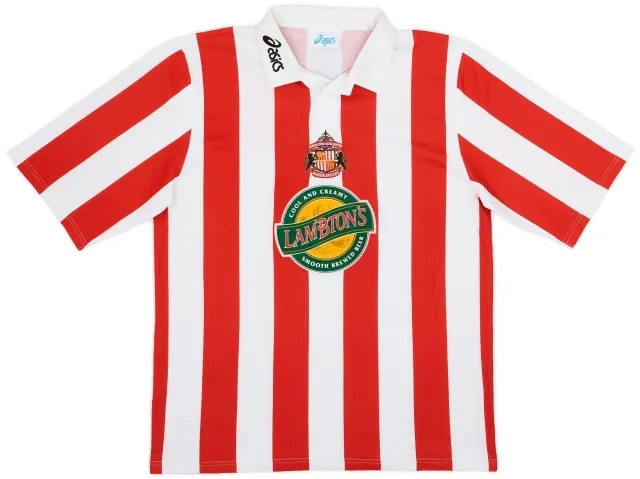 Asics 1997-99 Sunderland Home Shirt - 8/10 - (XL)