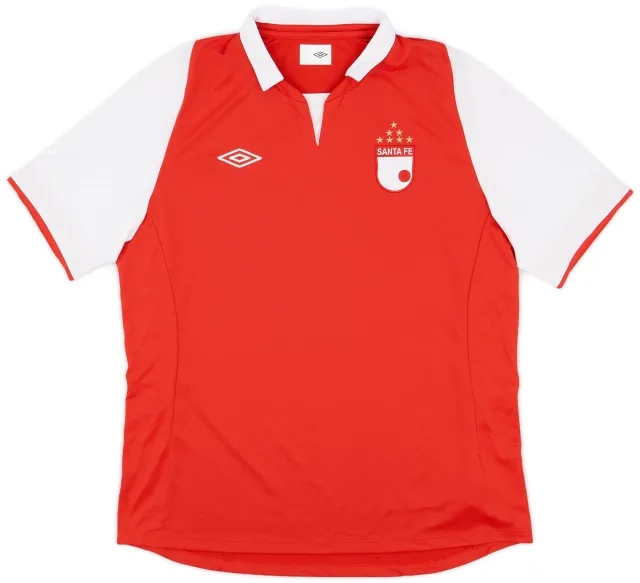 Umbro 2013-14 Independiente Santa Fe Home Shirt - 6/10 - (XXL)