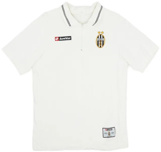 2001-02 Juventus Lotto 1/4 Zip Training Shirt - 7/10 - (M/L)