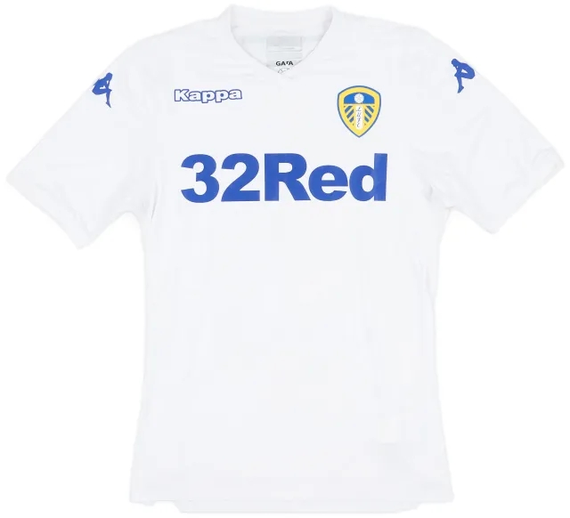 Kappa 2018-19 Leeds United Home Shirt - 8/10 - (S)