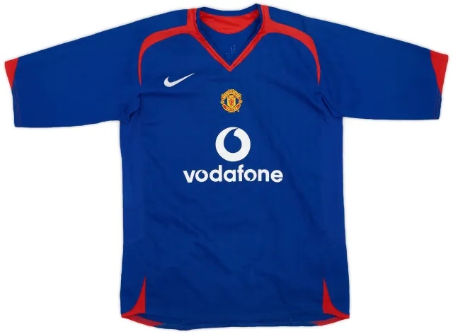 Nike 2005-06 Manchester United Away Shirt - 6/10 - (L.Boys)