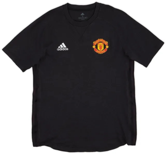 2021-22 Manchester United adidas Cotton Tee - 8/10 - (S)