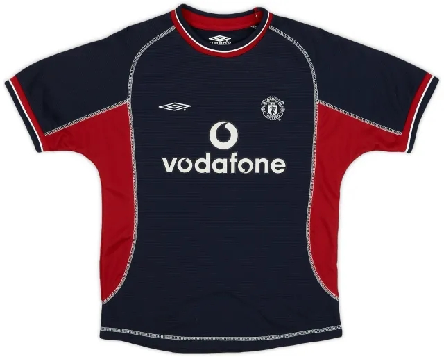 Umbro 2000-01 Manchester United Third Shirt - 9/10 - (M.Boys)
