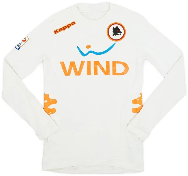 Kappa 2011-12 Roma Away L/S Shirt - 7/10 - (XS)