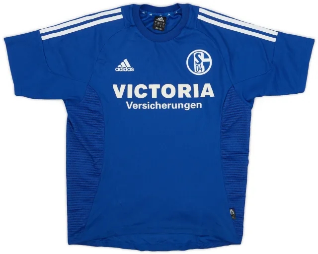 adidas 2002-04 Schalke Home Shirt - 8/10 - (S)