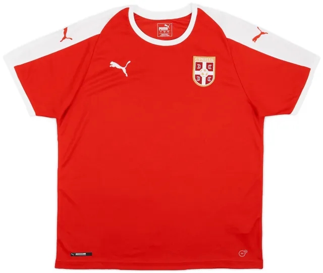 Puma 2018-19 Serbia Home Shirt - 9/10 - (L)