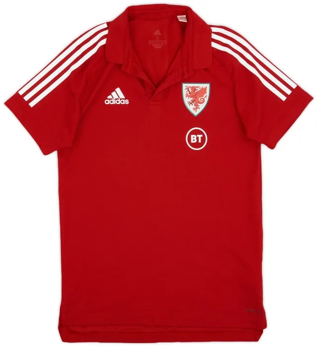 2020-21 Wales adidas Polo Shirt - 9/10 - (S)