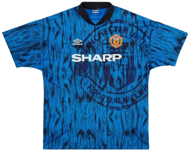 Umbro 1992-93 Manchester United Away Shirt - 5/10 - (XL)
