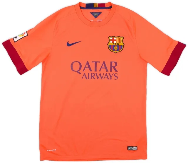 Nike 2014-15 Barcelona Away Shirt #7 - 9/10 - (M)