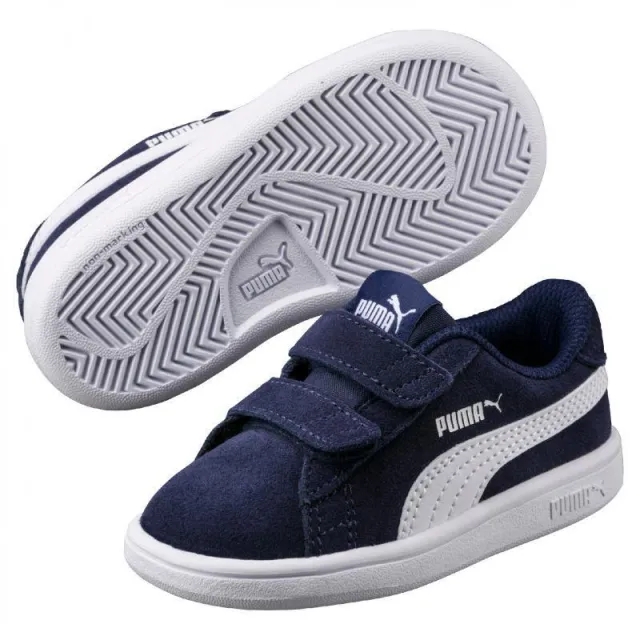 Puma  SMASH PS  boys's Children's Shoes (Trainers) in Blue