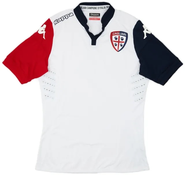 Kappa 2015-16 Cagliari Kombat Away Shirt - 9/10 - (L)