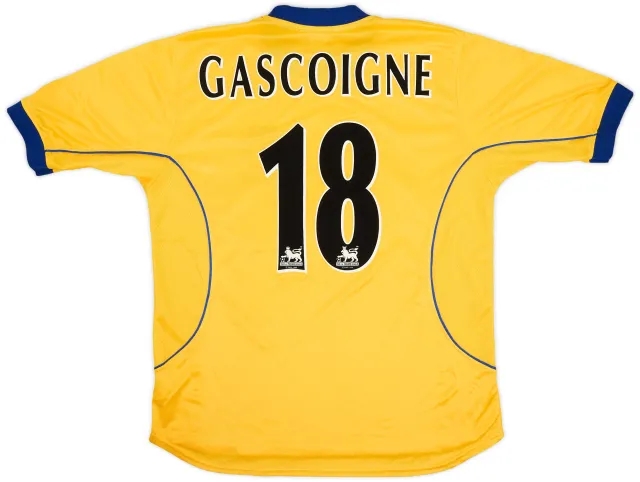 Puma 2000-01 Everton Away Shirt Gascoigne #18 - 9/10 - (L)